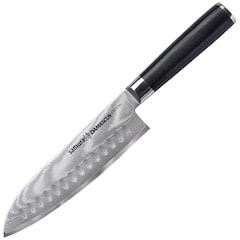 Samura Damascus Santoku Kitchen Knife 18 cm - Black