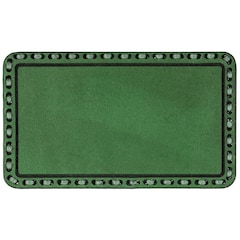 Tigerwood Leather Patch - 85 x 50 mm with customization option - Green