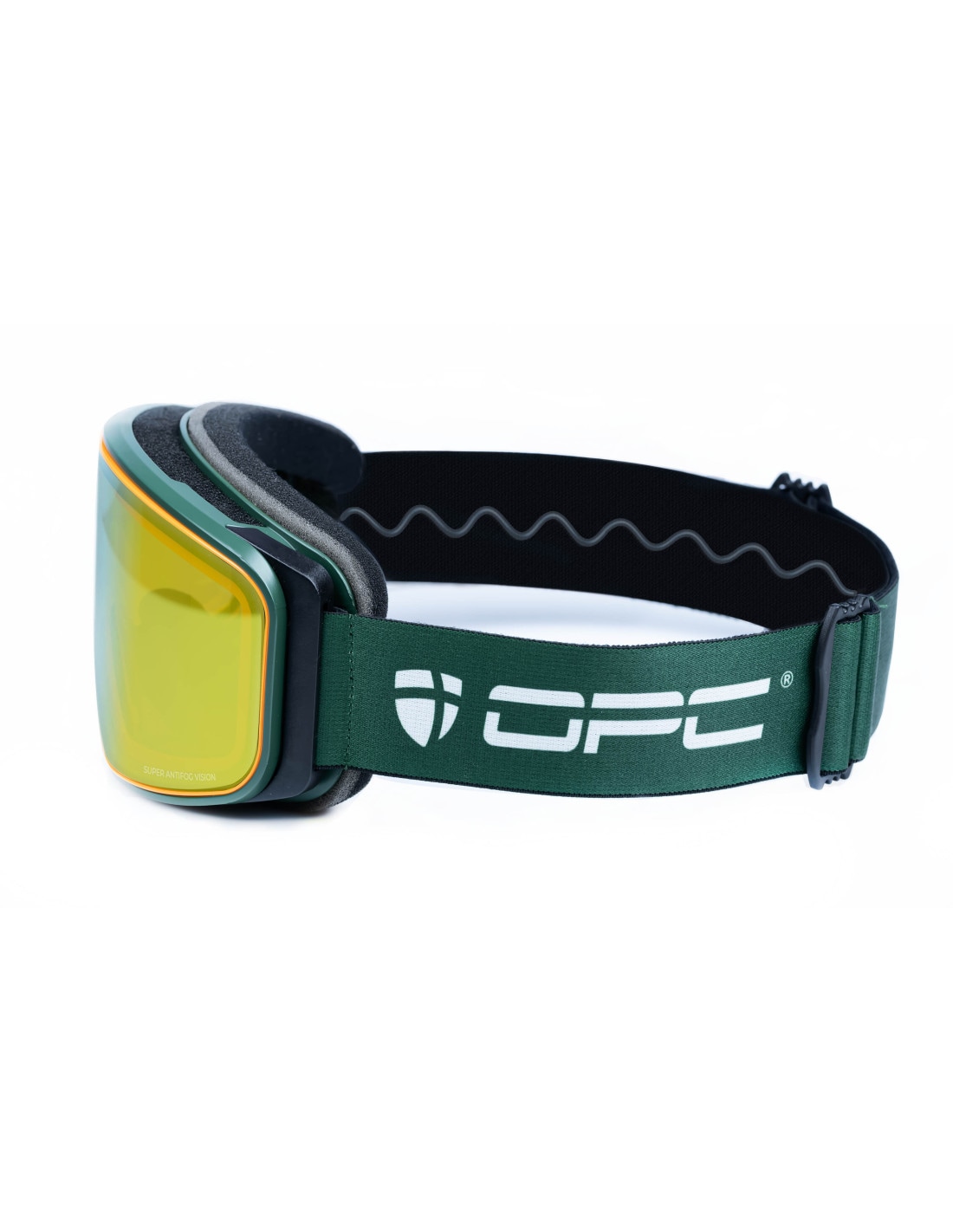 OPC Performance Aspen Matt Green Orange/Gold REVO Goggles