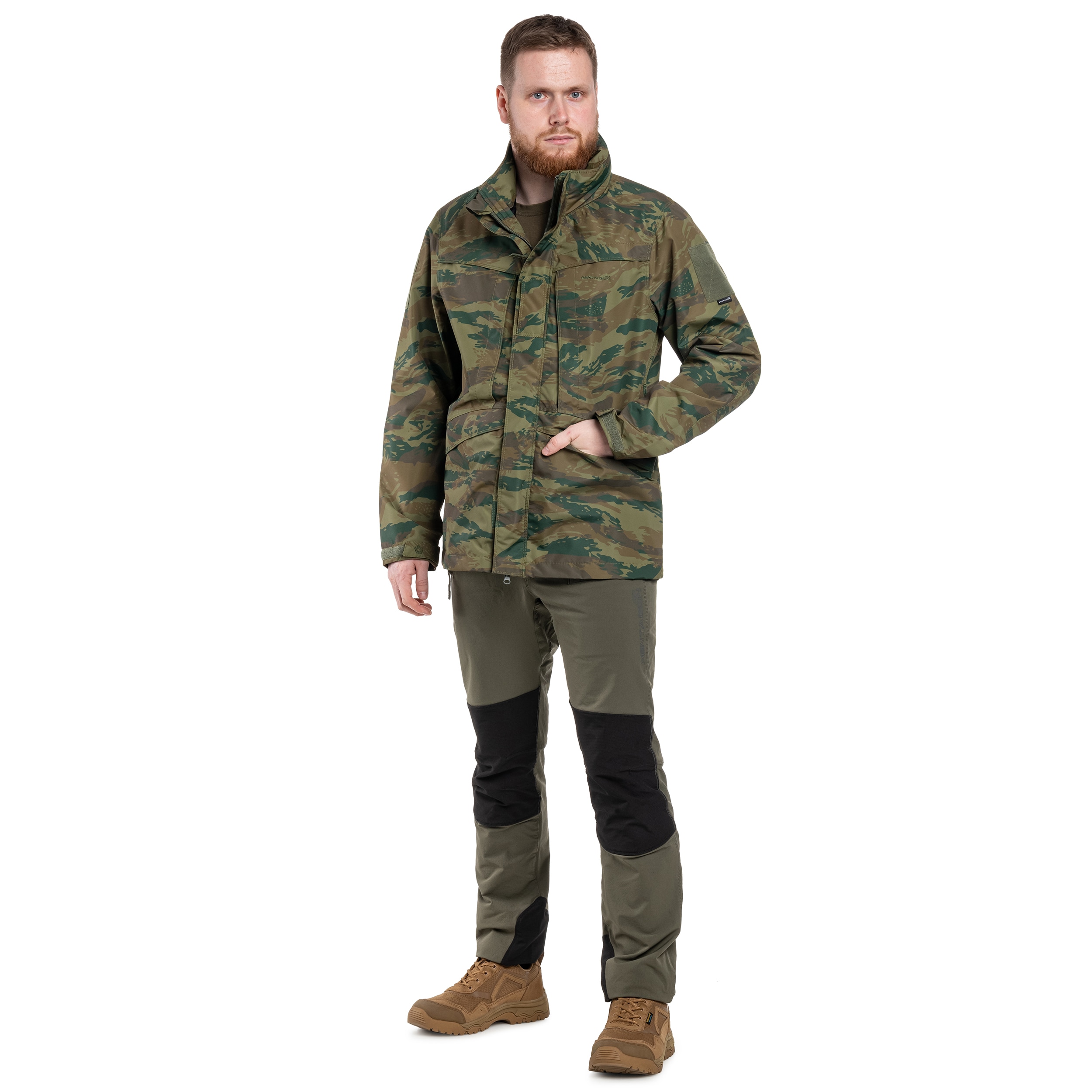 Pentagon Hurricane Jacket - Greek Lizard