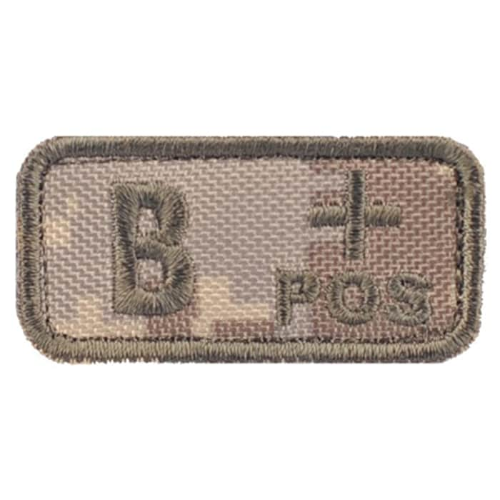 M-Tac B Rh+ blood type POS patch - MM14