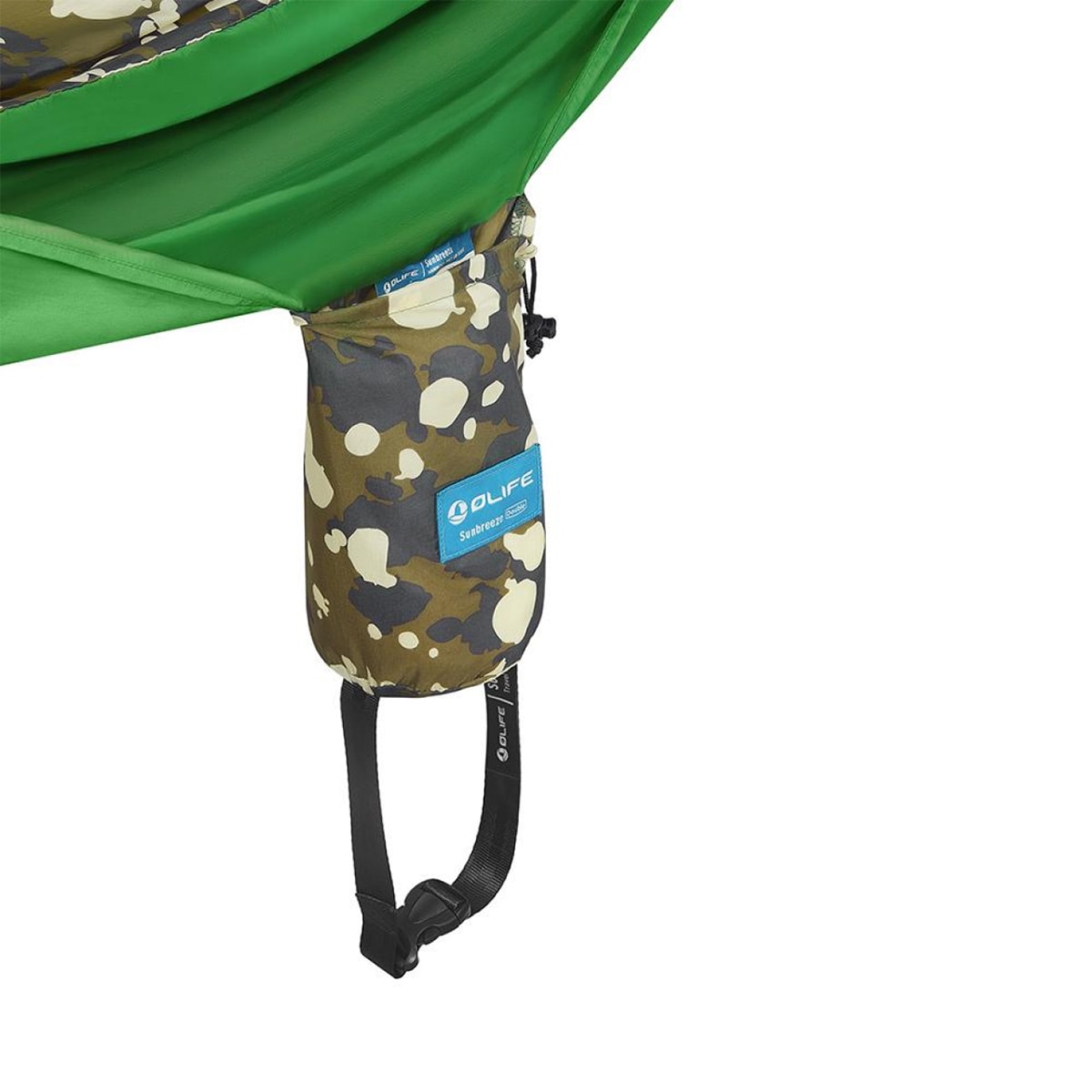 Olife Sunbreeze Single Hammock - Camouflage Green