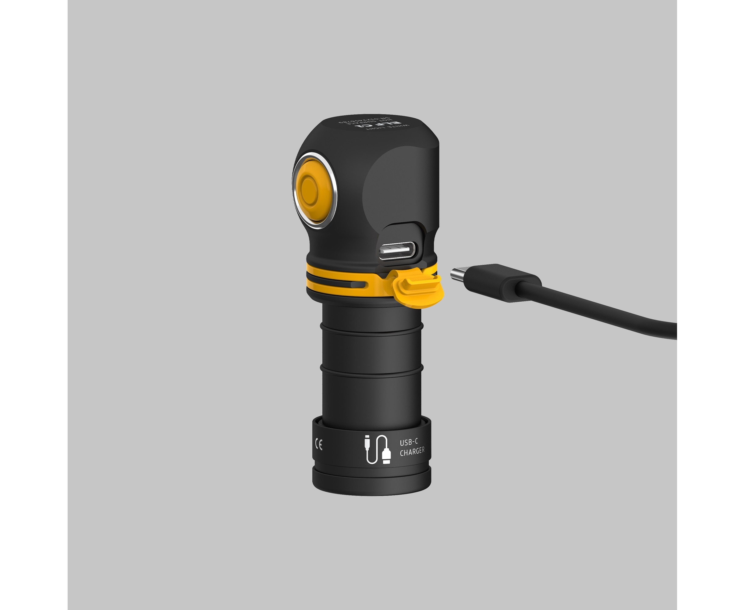 Armytek Elf C1 White USB-C angle and head torch - 1000 lumens