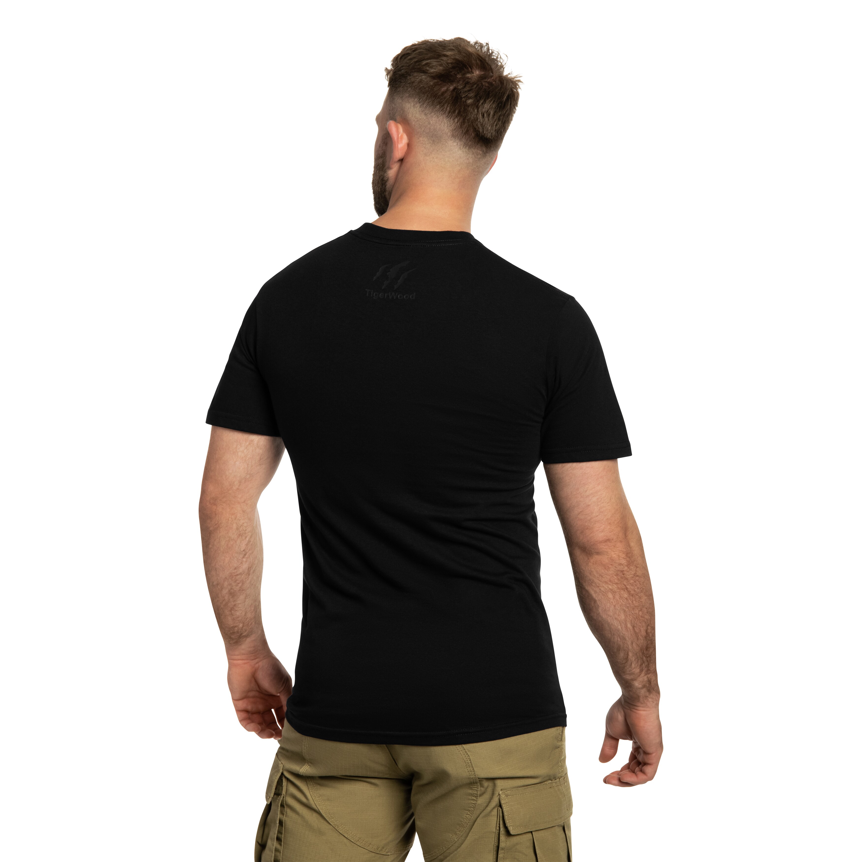 TigerWood Black Punisher T-Shirt - Black