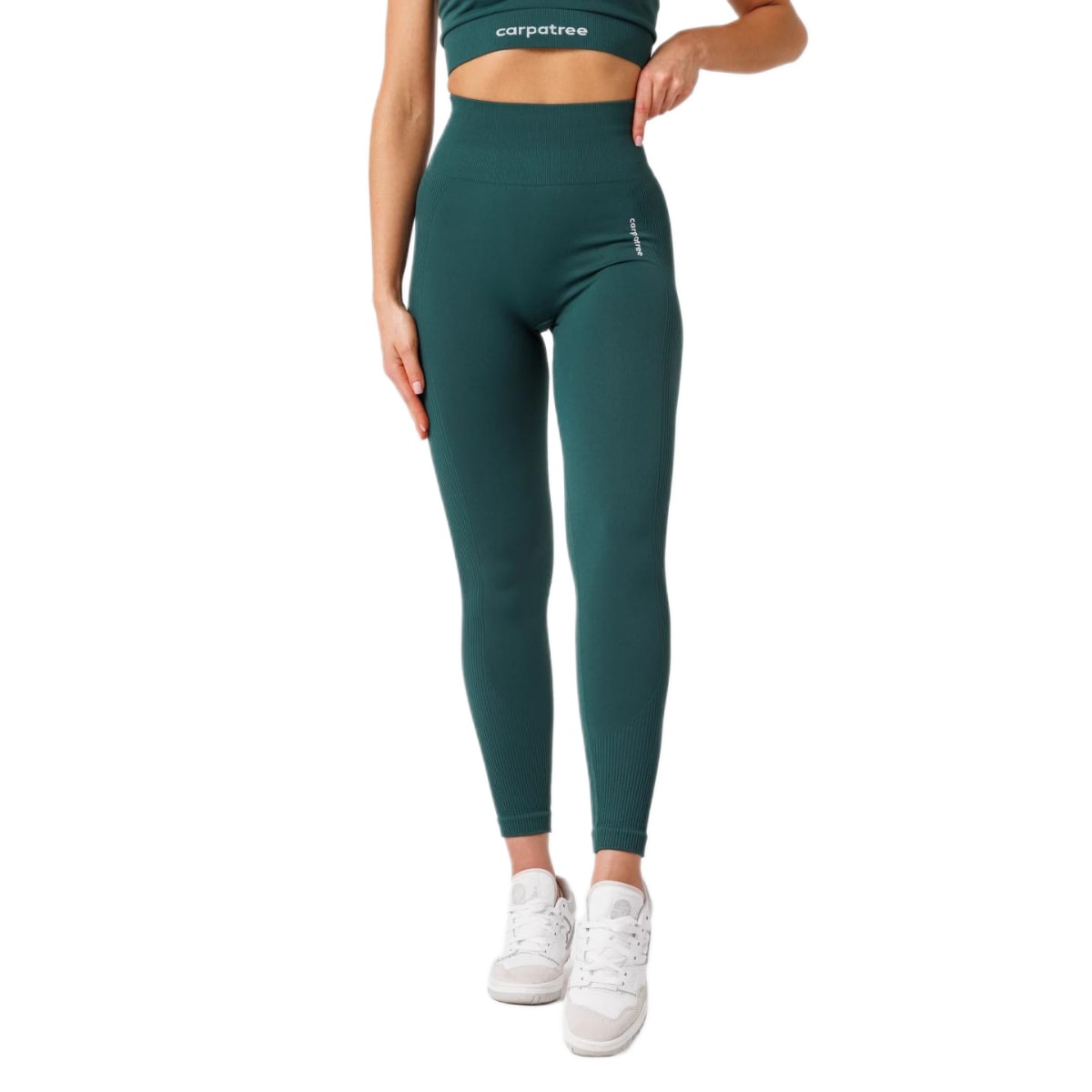 Carpatree women's thermal active leggings Allure - Green