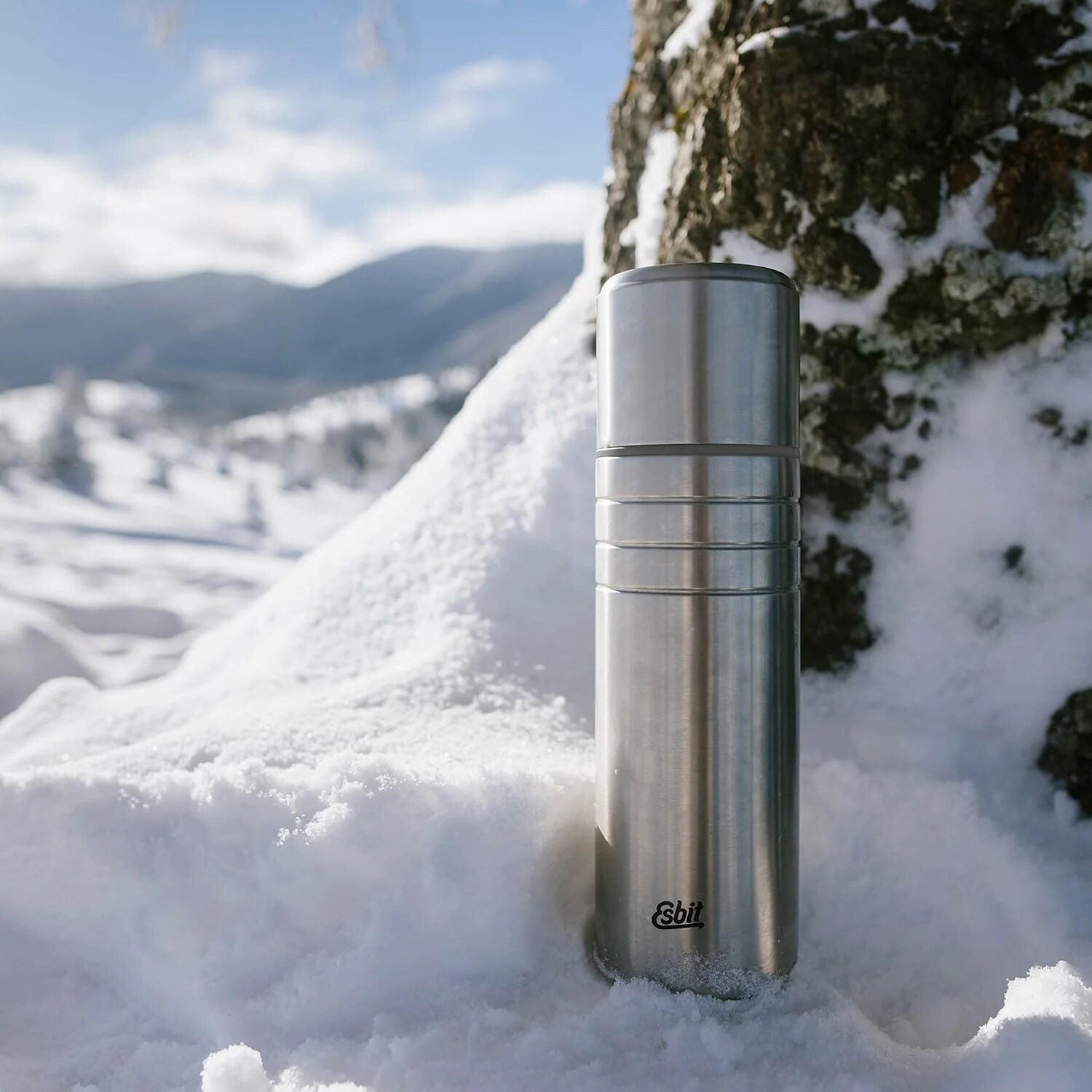 Esbit Majoris Vacuum Flask 1 l thermos - Stainless Steel