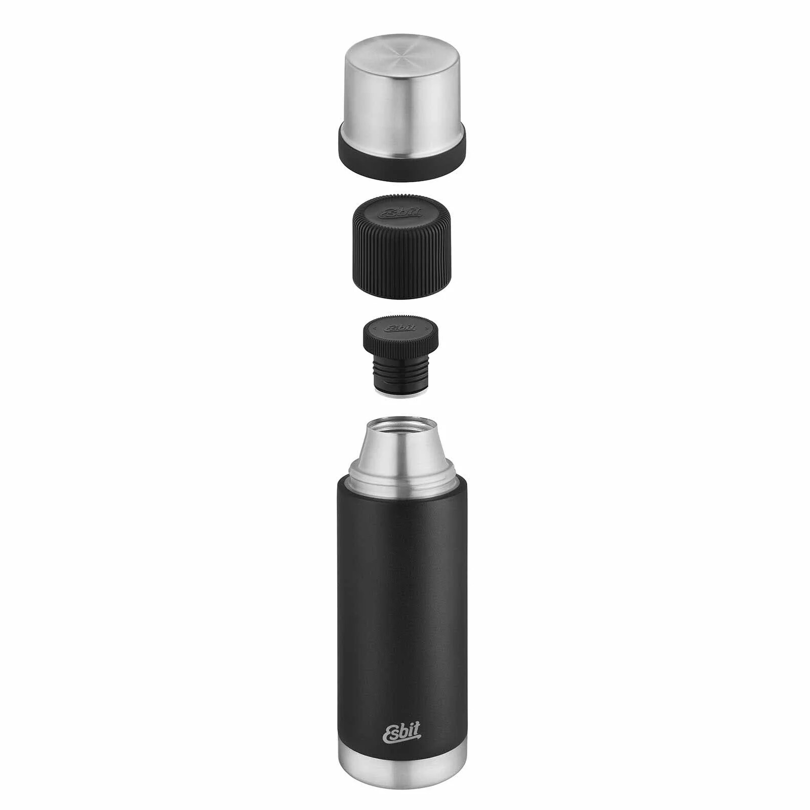 Esbit Sculptor Vacuum Flask 1 l - Black