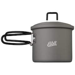 Esbit Round Camping Pot aluminium with lid - 625 ml