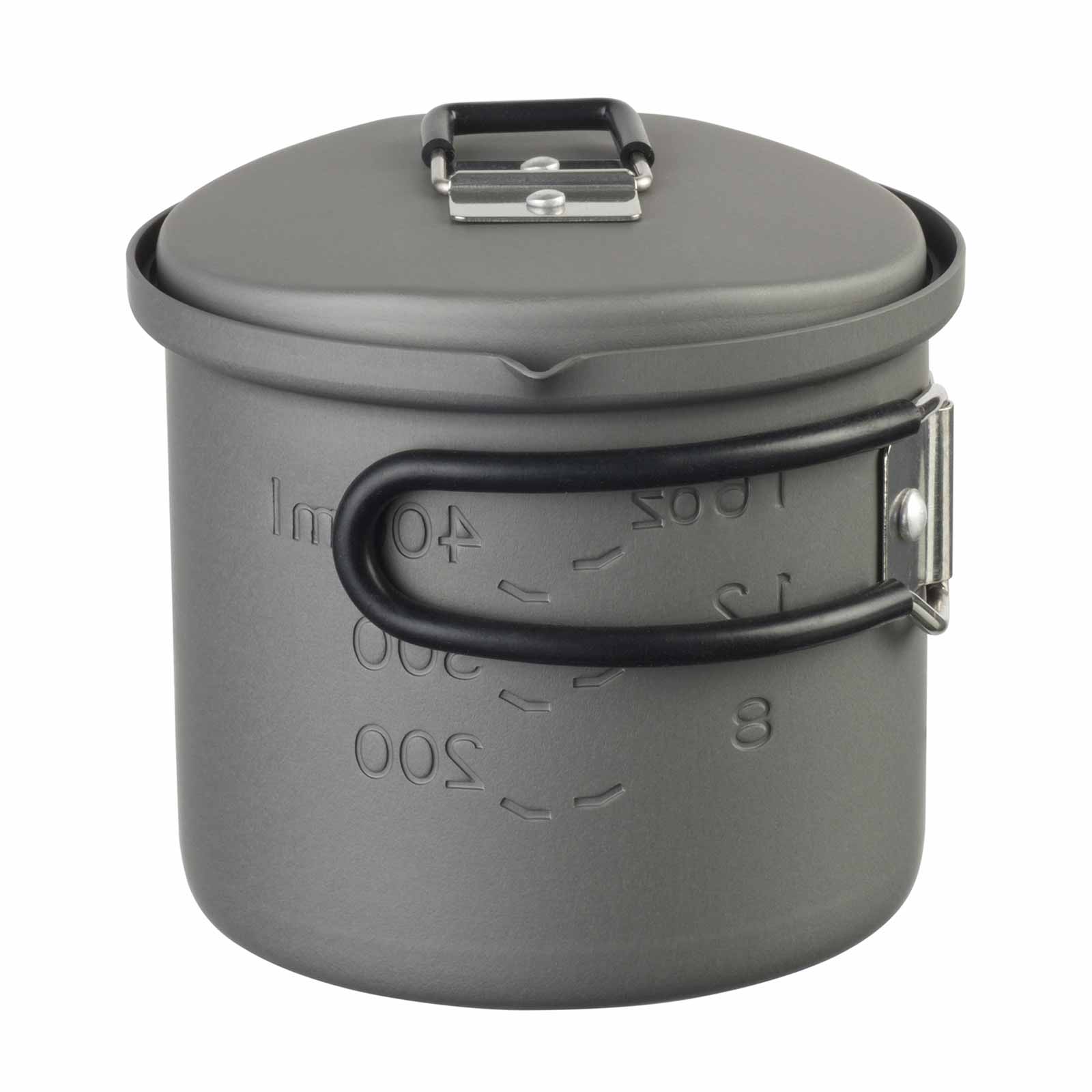 Esbit Round Camping Pot aluminium with lid - 625 ml