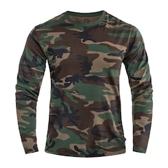 Brandit Premium Long Sleeve Shirt - Woodland