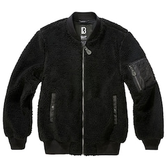 Brandit MA1 Sherpa Jacket - Black