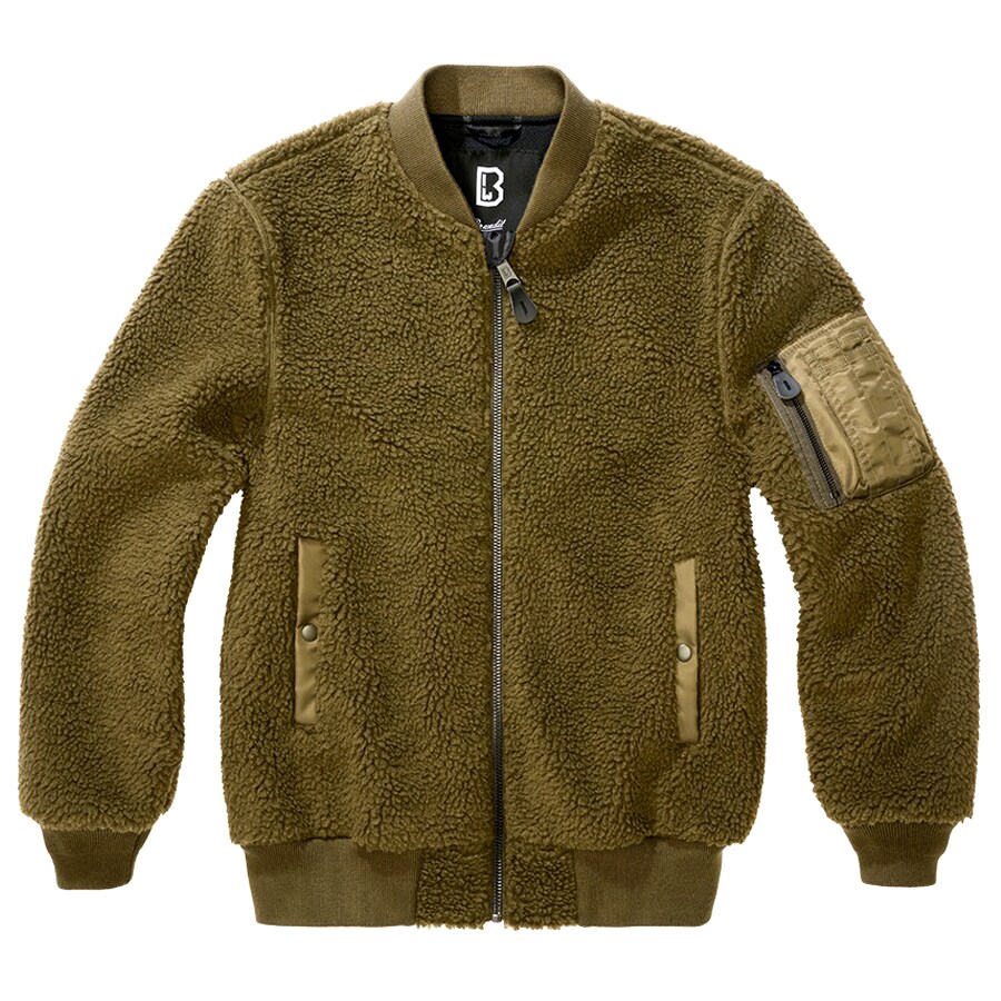 Brandit MA1 Sherpa Jacket - Olive