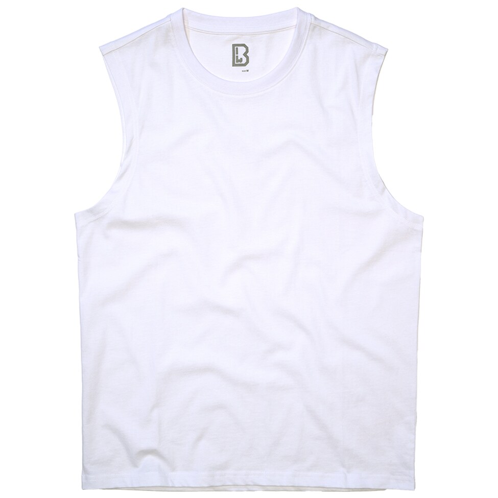 Brandit Sleeveless Tank Top - White