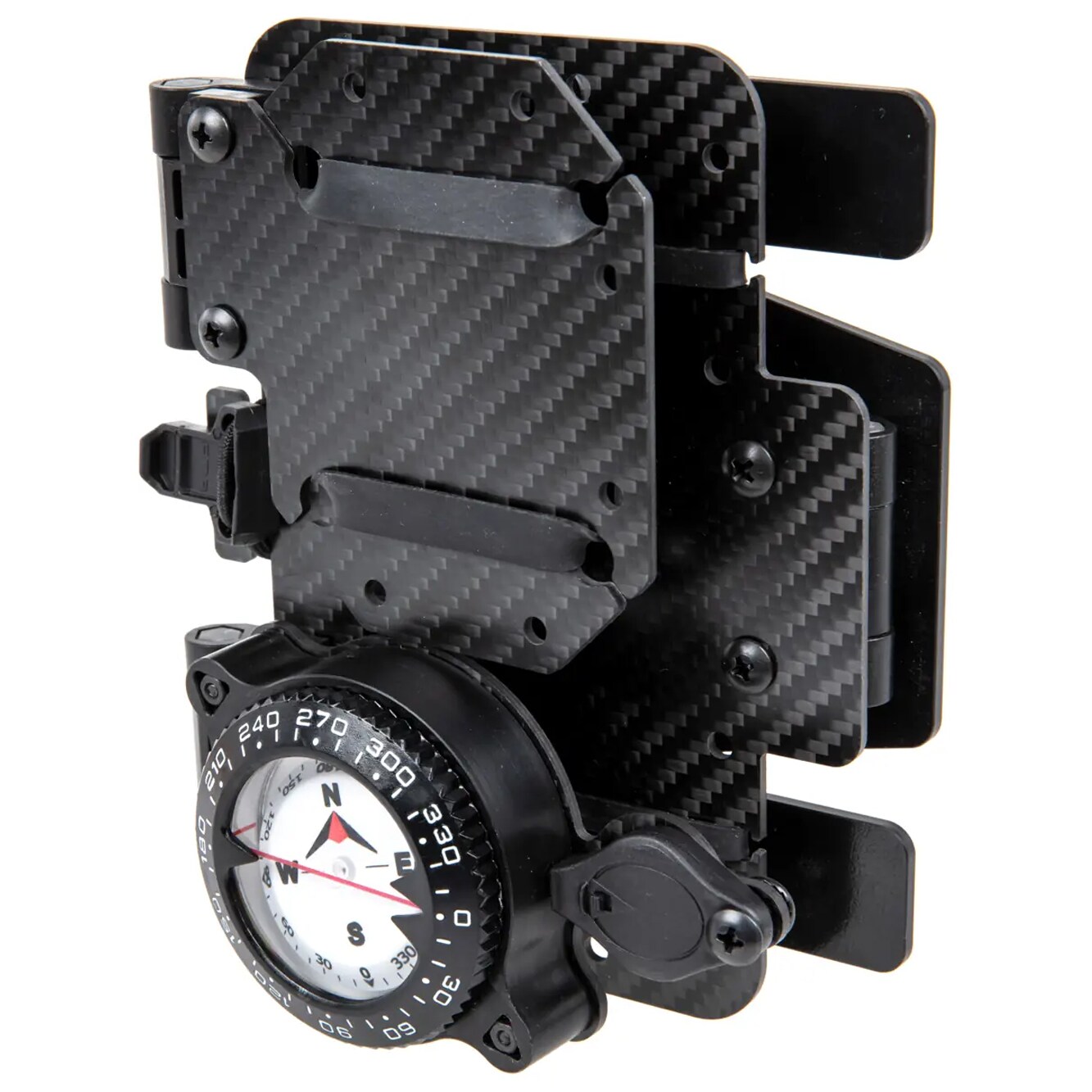 FMA TB1451-B Phone Holder with compass - Black