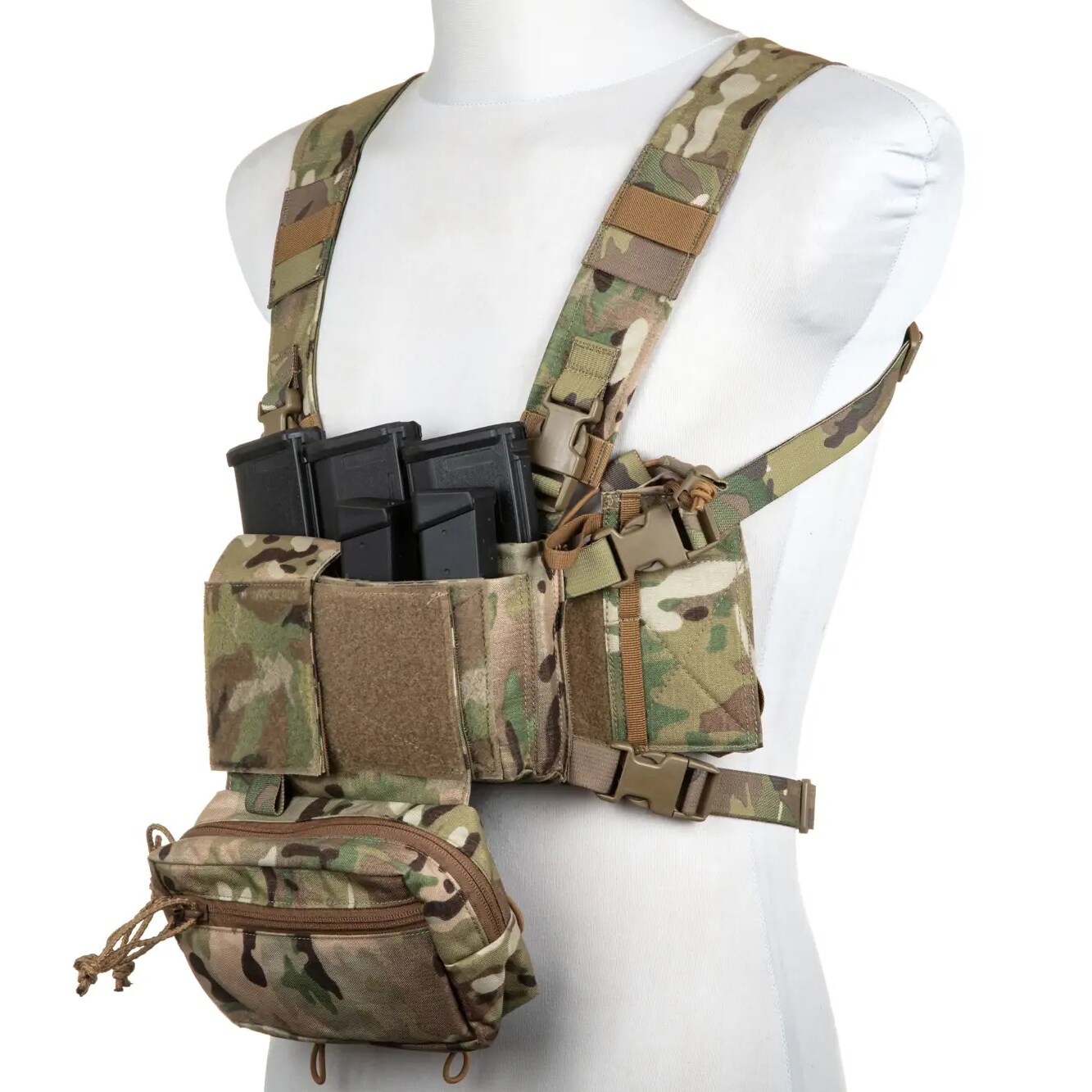 PEW Tactical Chest Rig MK4 CR01 Tactical Vest - MultiCam