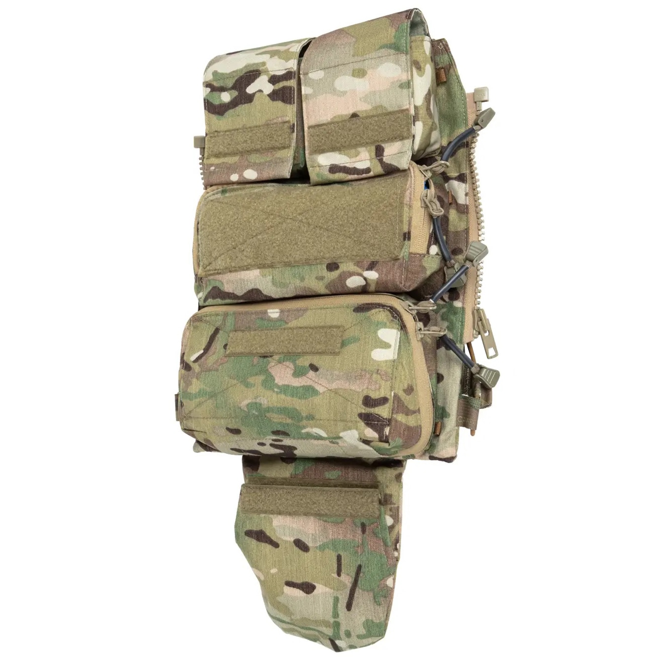 PEW Tactical Zip-On 2.0 Back Panel for Plate Carrier vests - MultiCam