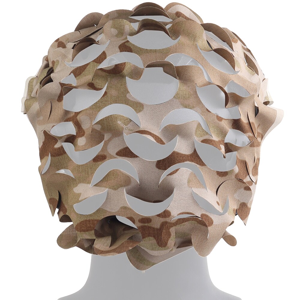 Wosport Laser Cut Cover Universal Helmet Masking - MultiCam Arid