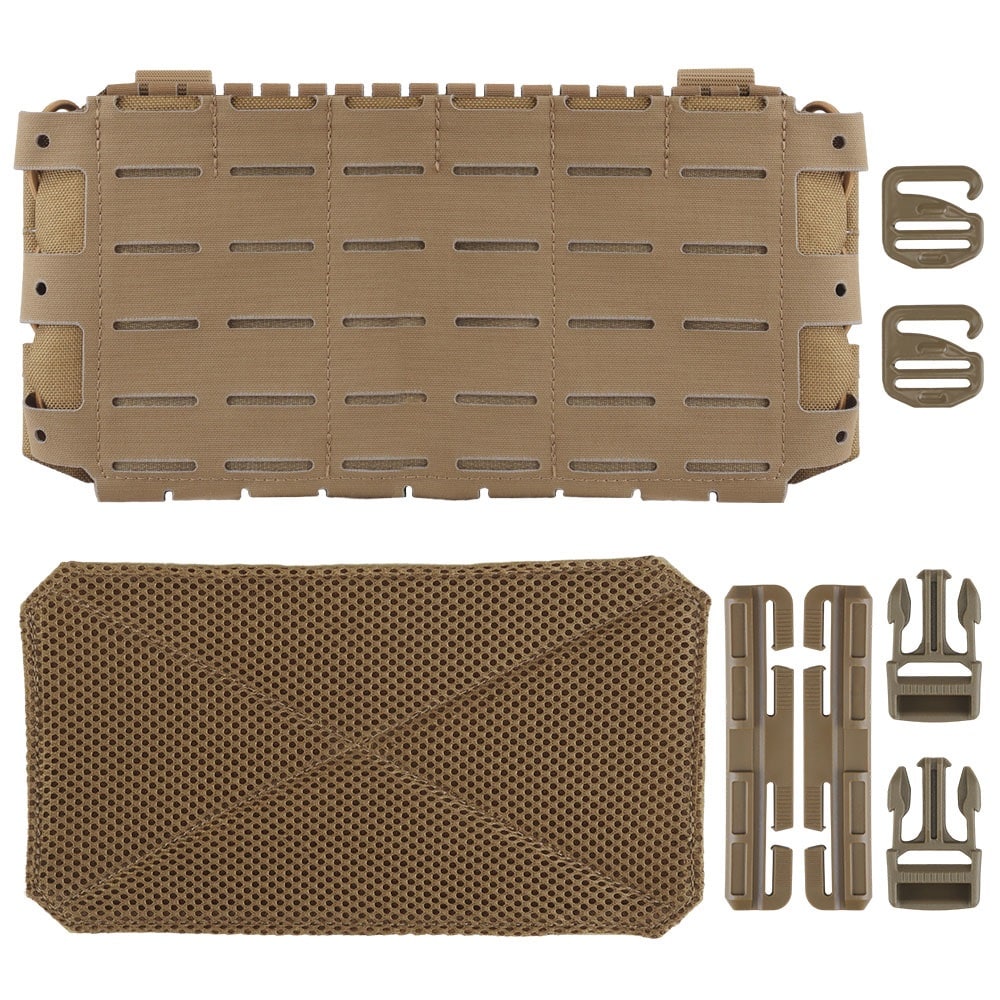 Wosport Buckle Up Laser-Cut VE-77-ACC-03 Front Panel - Coyote Brown