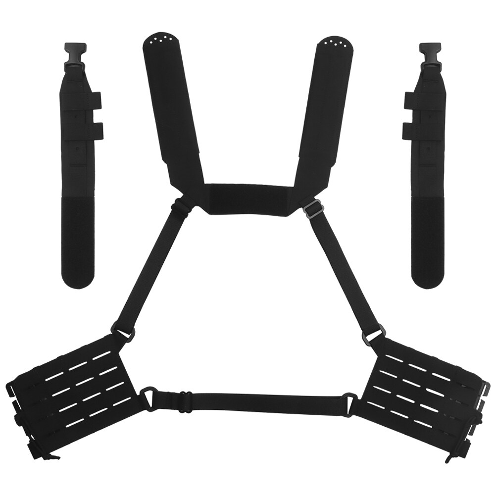 Wosport Arc Chest Rig Tactical Harness - MultiCam Black