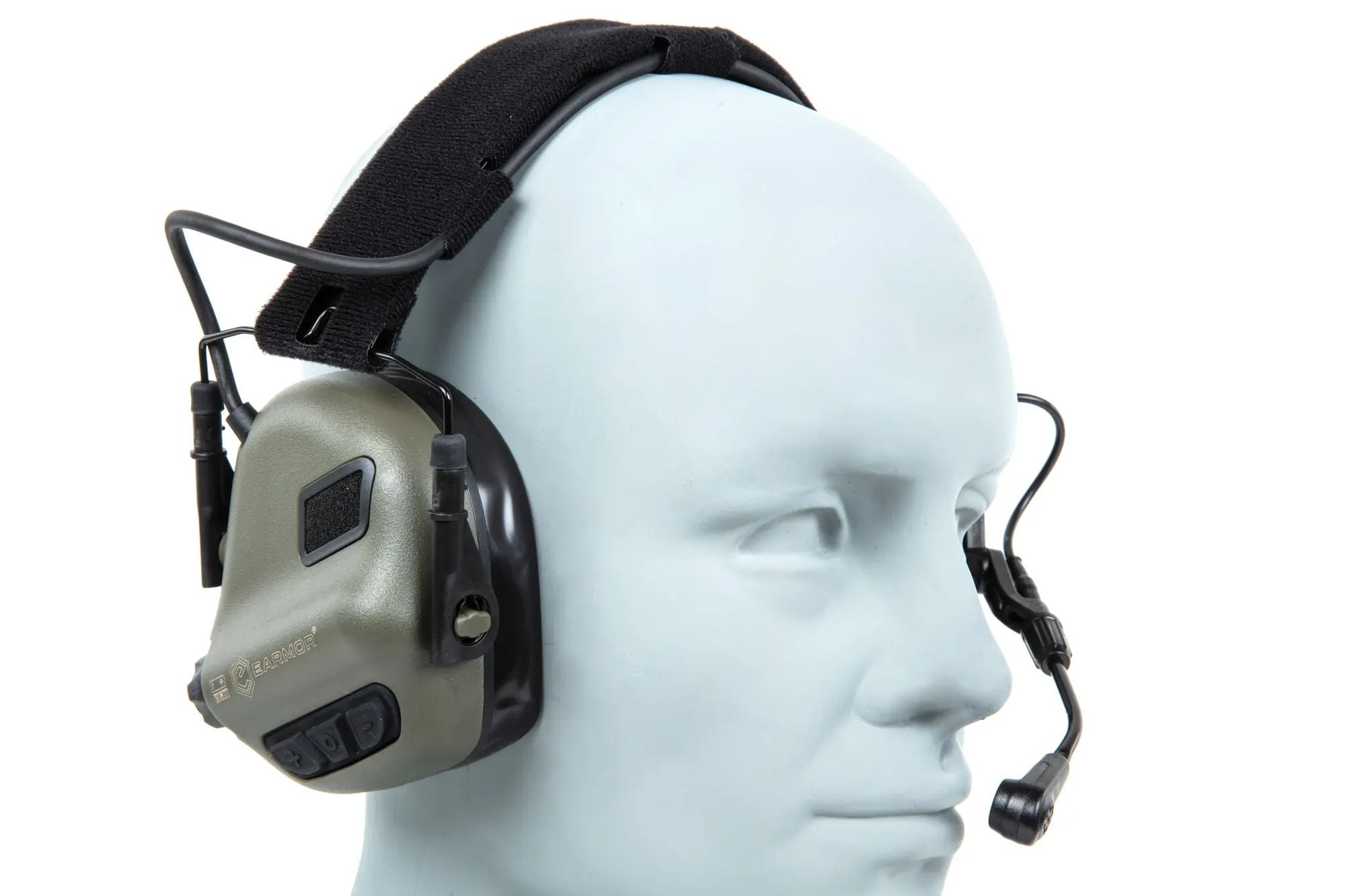 Earmor M32 Plus Active Hearing Protectors - Foliage Green