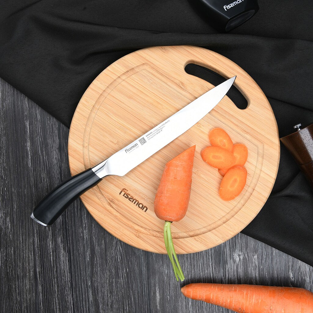 Fissman Krönung Carving 20 cm Kitchen Knife - Black