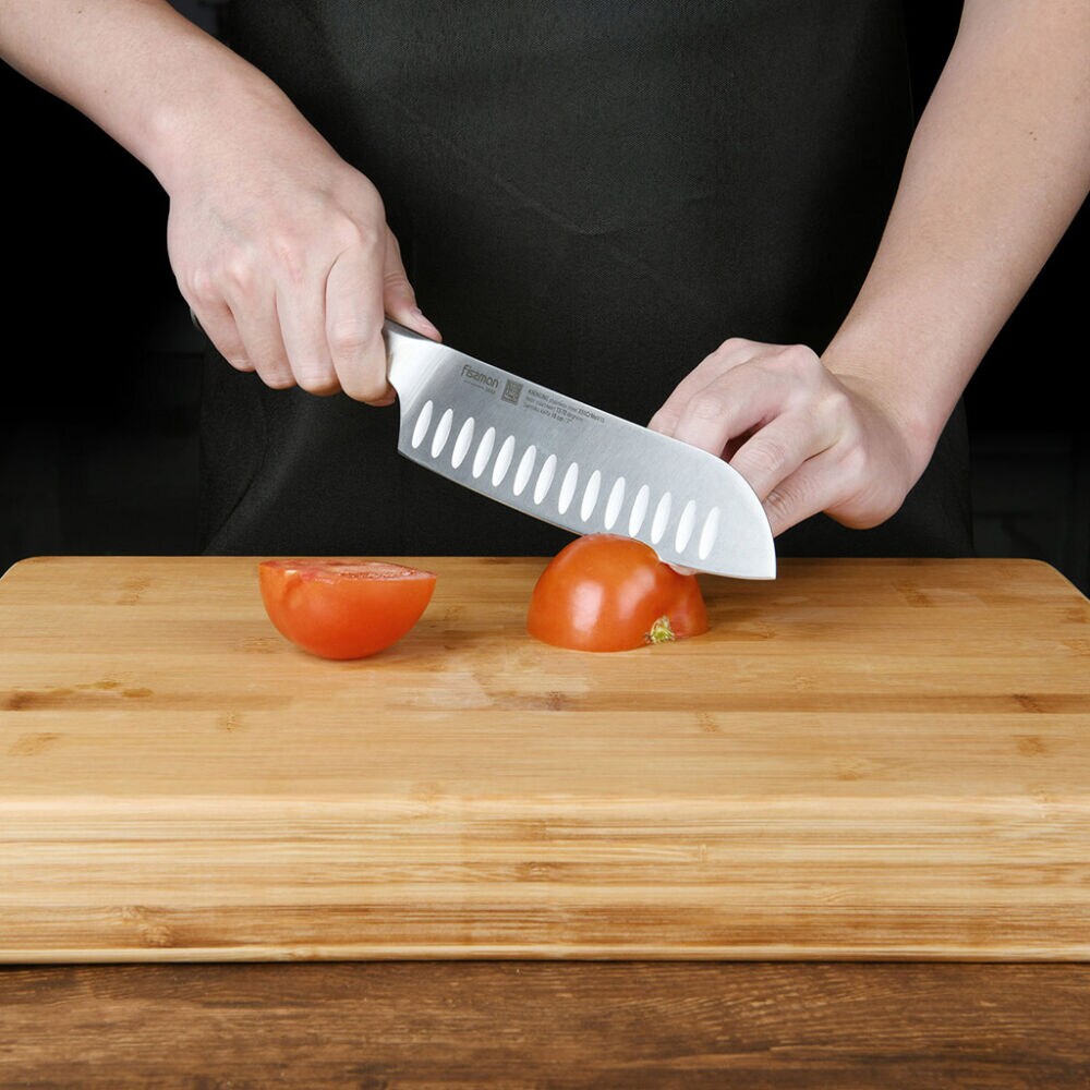 Fissman Krönung Kulle Santoku knife 18 cm Black