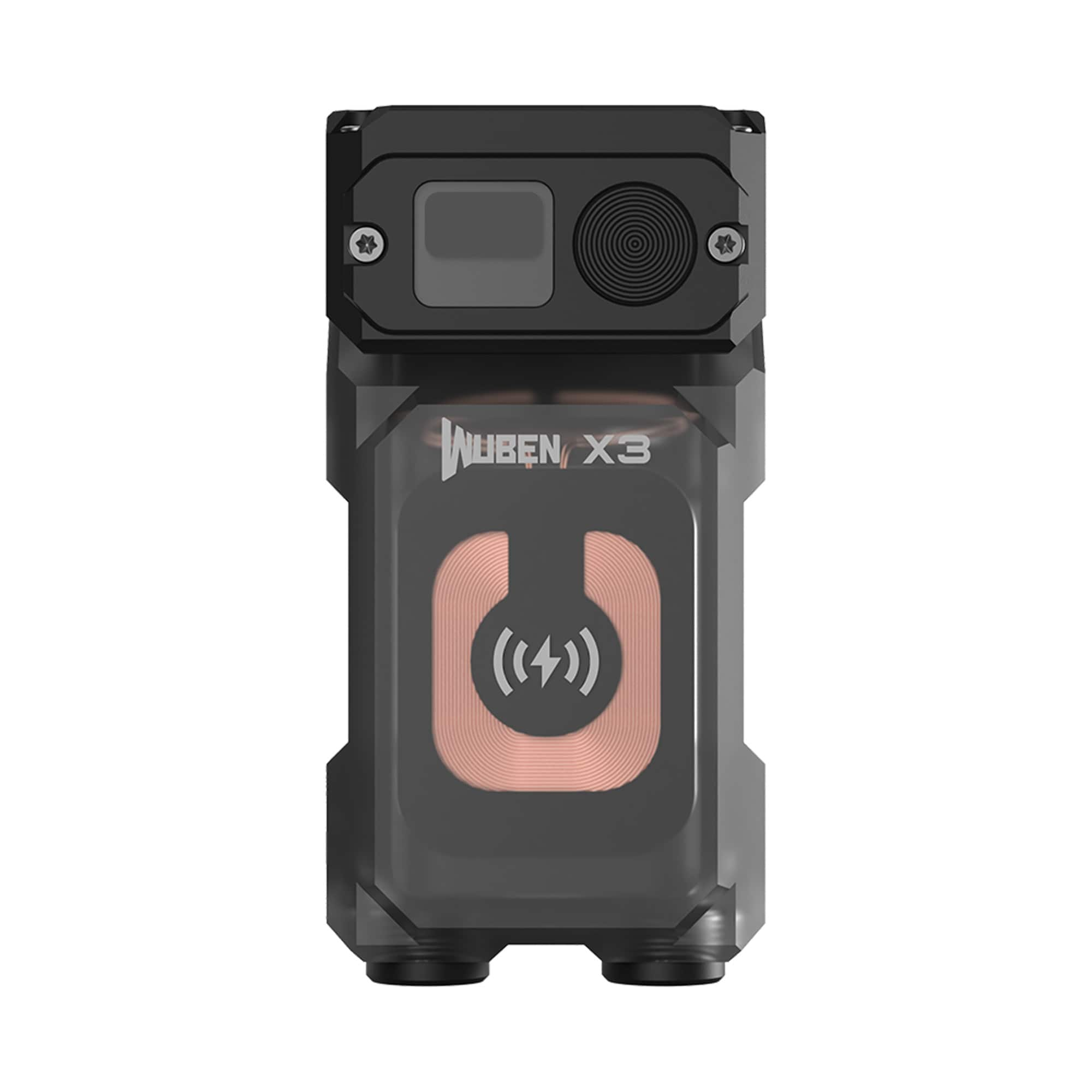 Wuben X3 Pro Black Torch + Aluminum Charging Box - 700 lumens