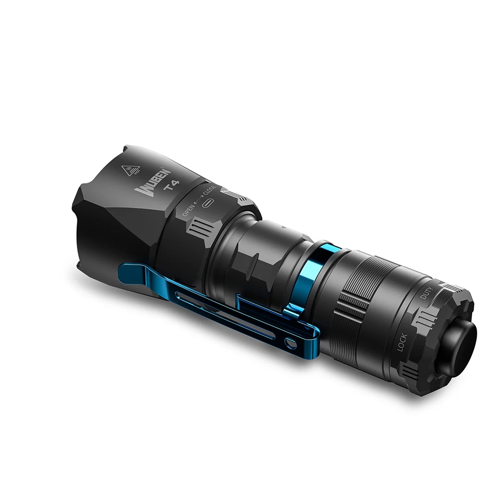 Wuben T4 Black Flashlight - 850 lumens