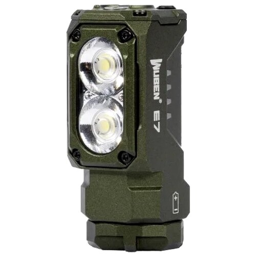 Wuben E7 Flashlight Green - 1800 lumens