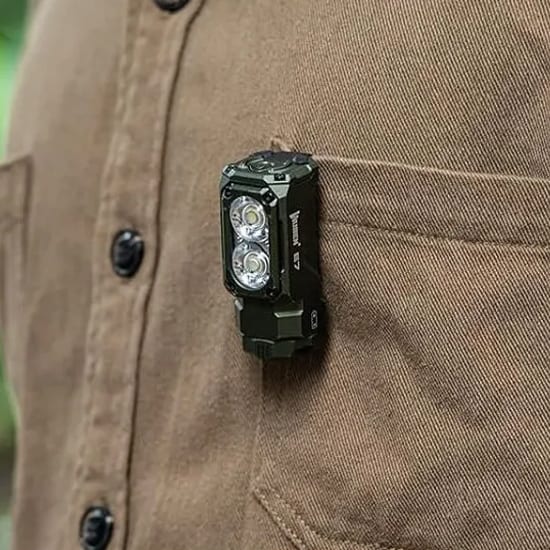 Wuben E7 Flashlight Green - 1800 lumens