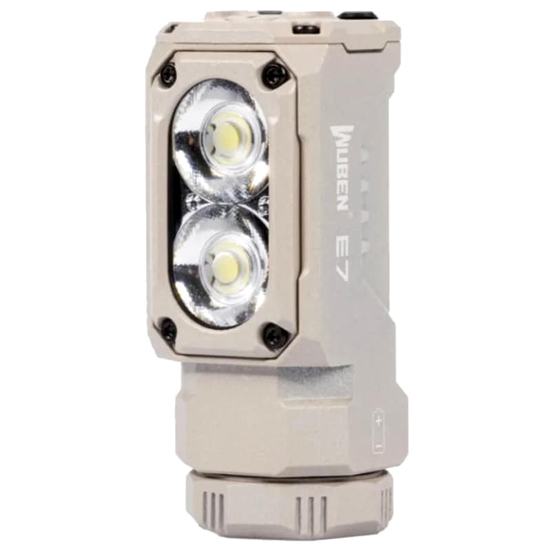 Wuben E7 Khaki Flashlight - 1800 lumens