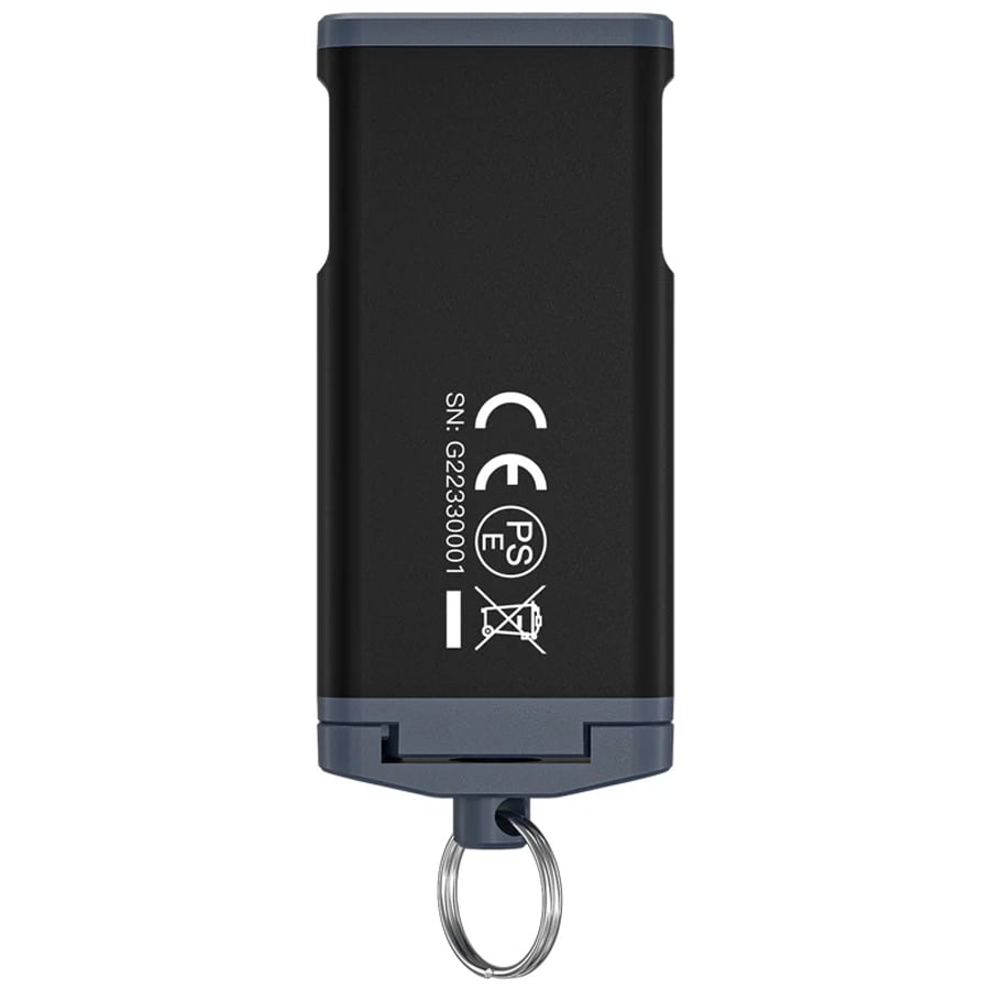 Wuben G2 Black Keychain Flashlight - 500 lumens