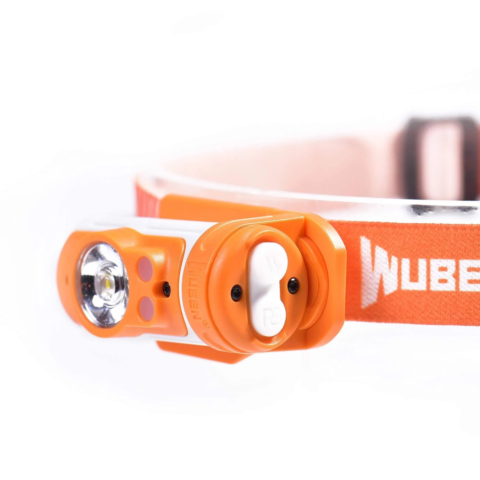 Wuben H3 Headlamp Orange - 120 lumens 