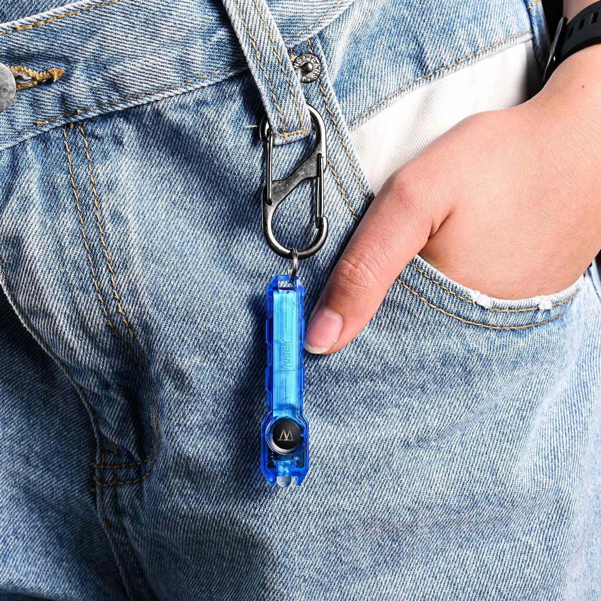 Wuben G1 Keyring Torch Blue - 40 lumens