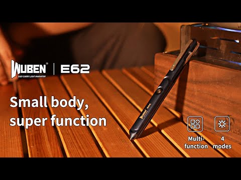 Wuben E62 EDC Tactical Pen Flashlight - 130 lumens