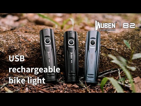 Wuben B2 Front Bike Light Black - 1300 lumens