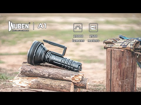 Wuben A1 Black Torch - 20000 lumens