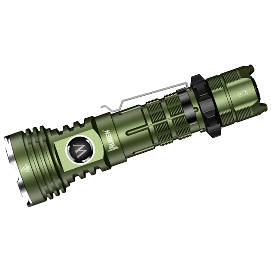 Wuben T600 Green Flashlight - 1400 lumens