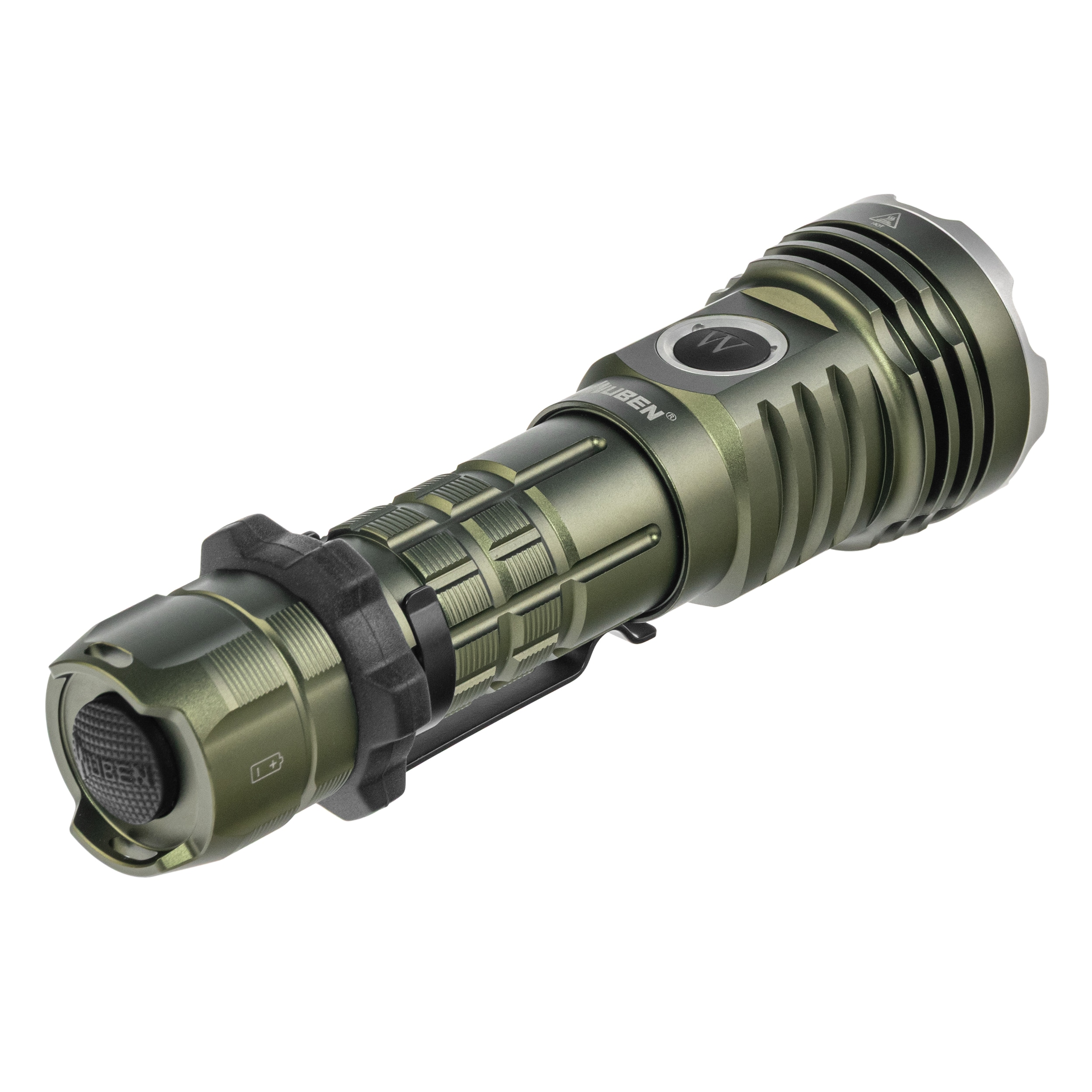 Wuben T600 Green Flashlight - 1400 lumens