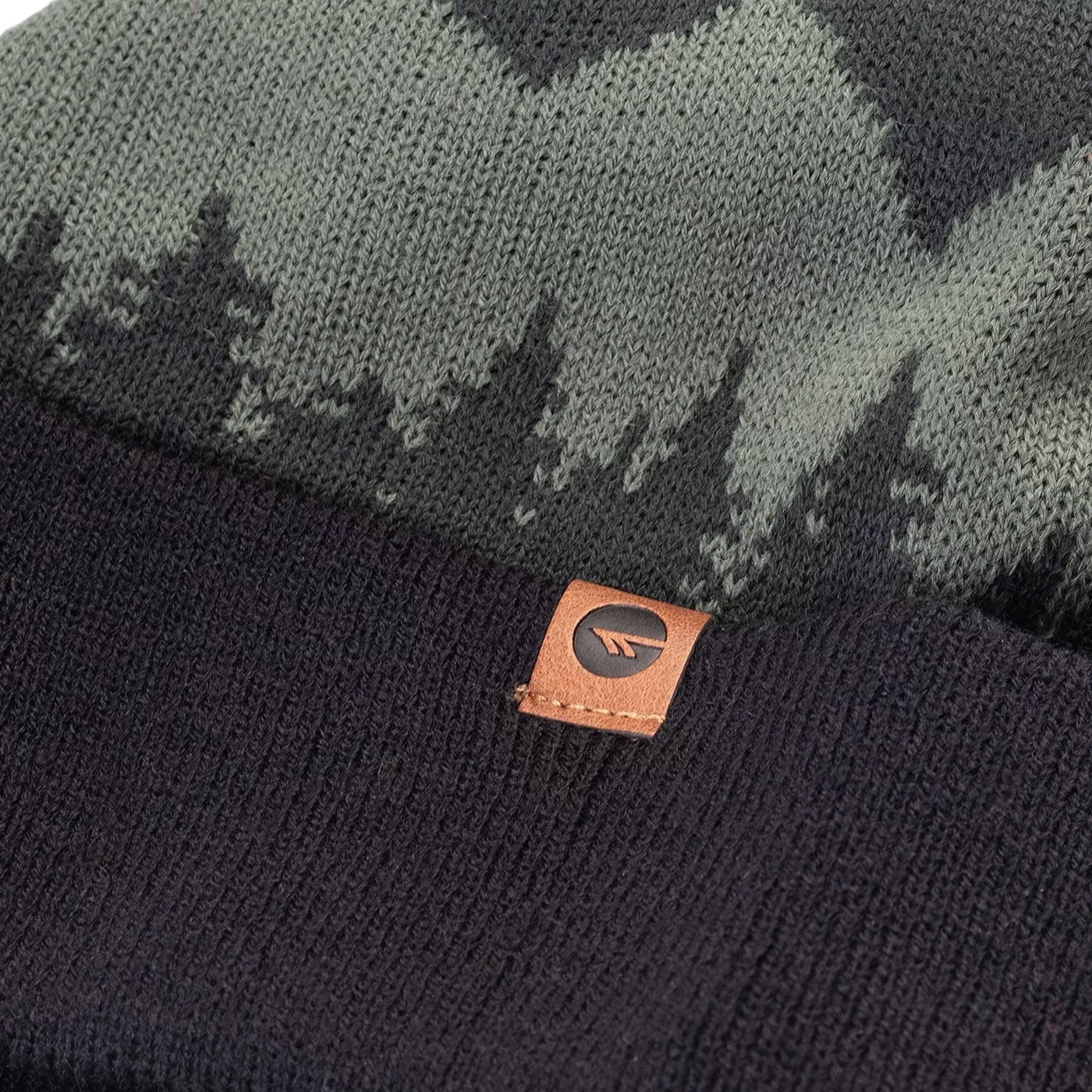 Hi-Tec Ronge Winter Cap - Black/Darkest Spruce