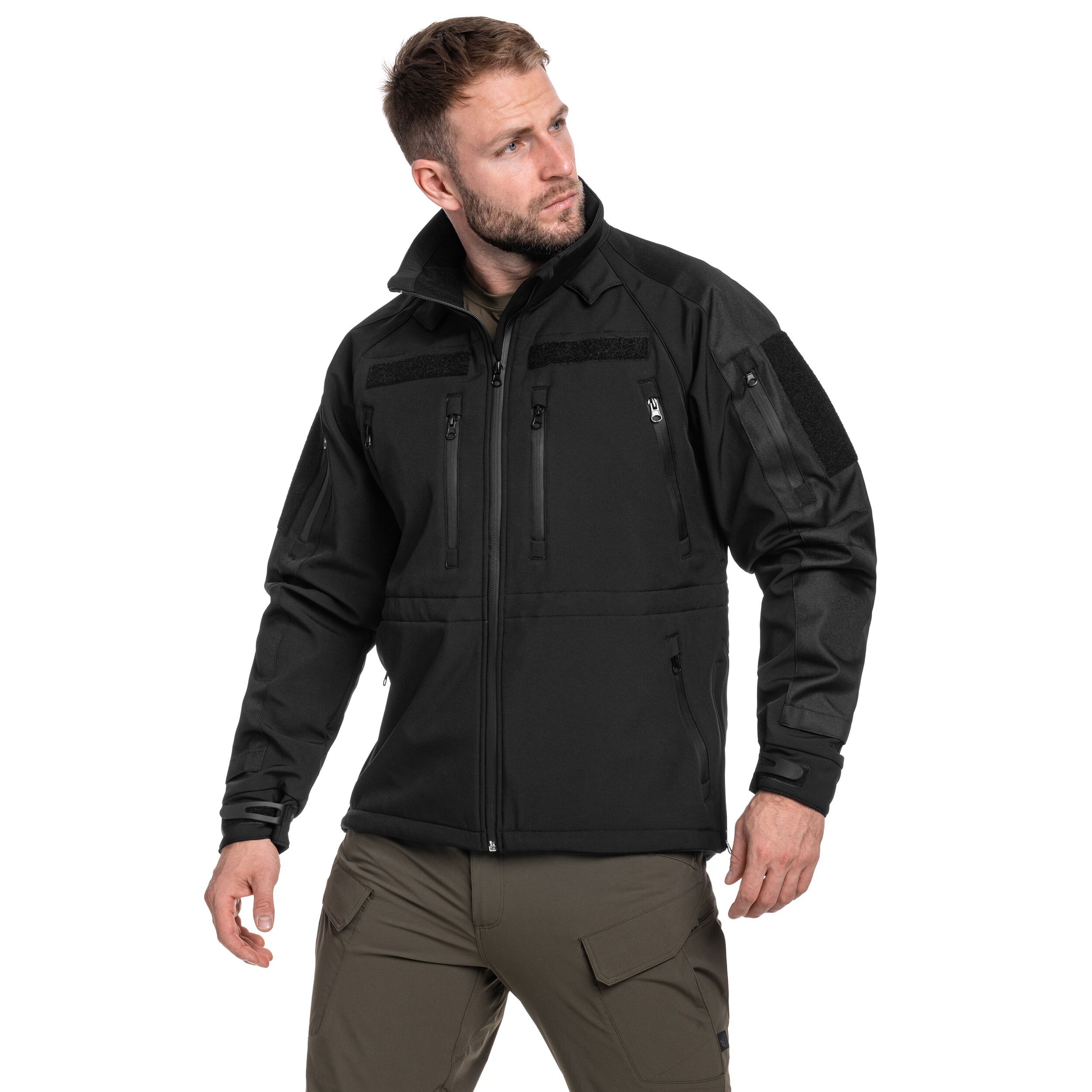 Mil-Tec Softshell Plus Jacket - Black