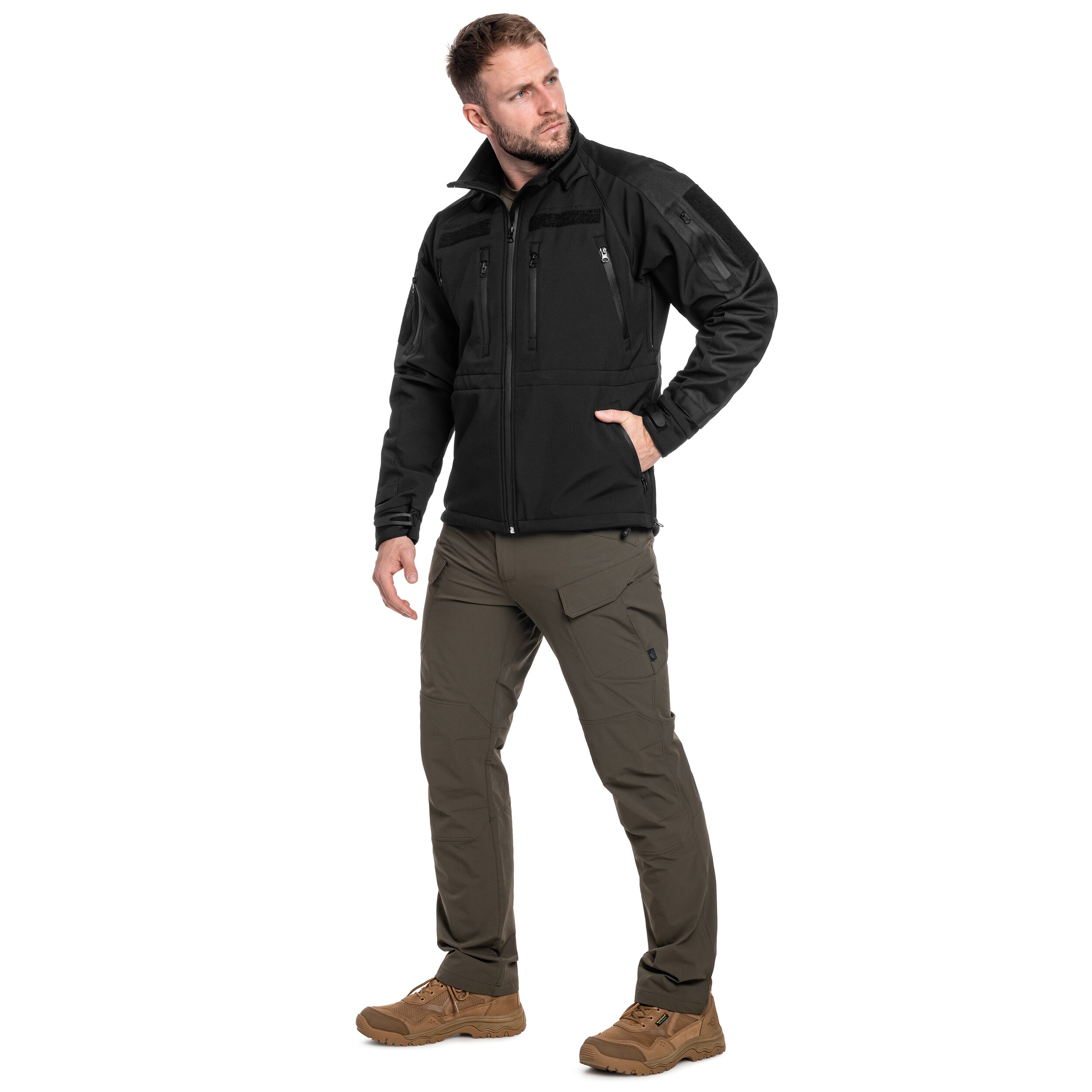 Mil-Tec Softshell Plus Jacket - Black