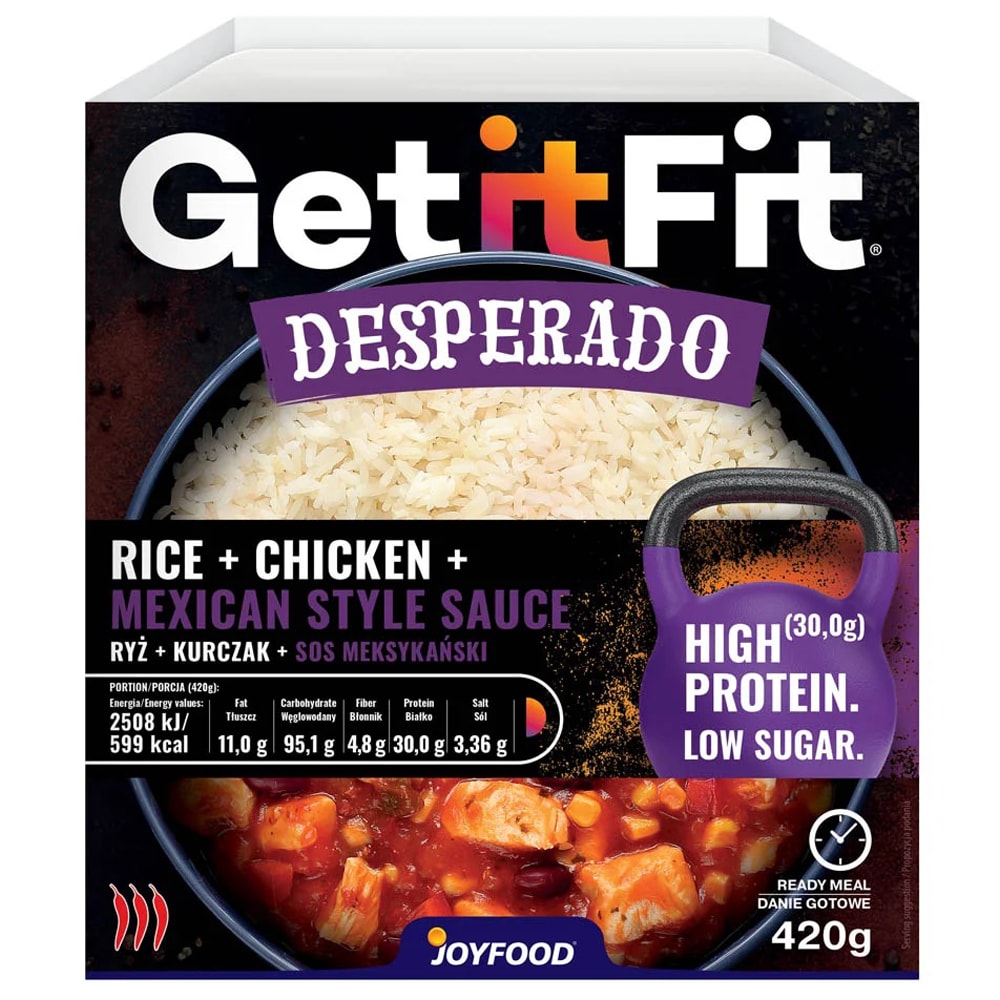 Joyfood Desperado Ready-made Dish rice with chicken and vegetables in Mexican sauce - 420 g