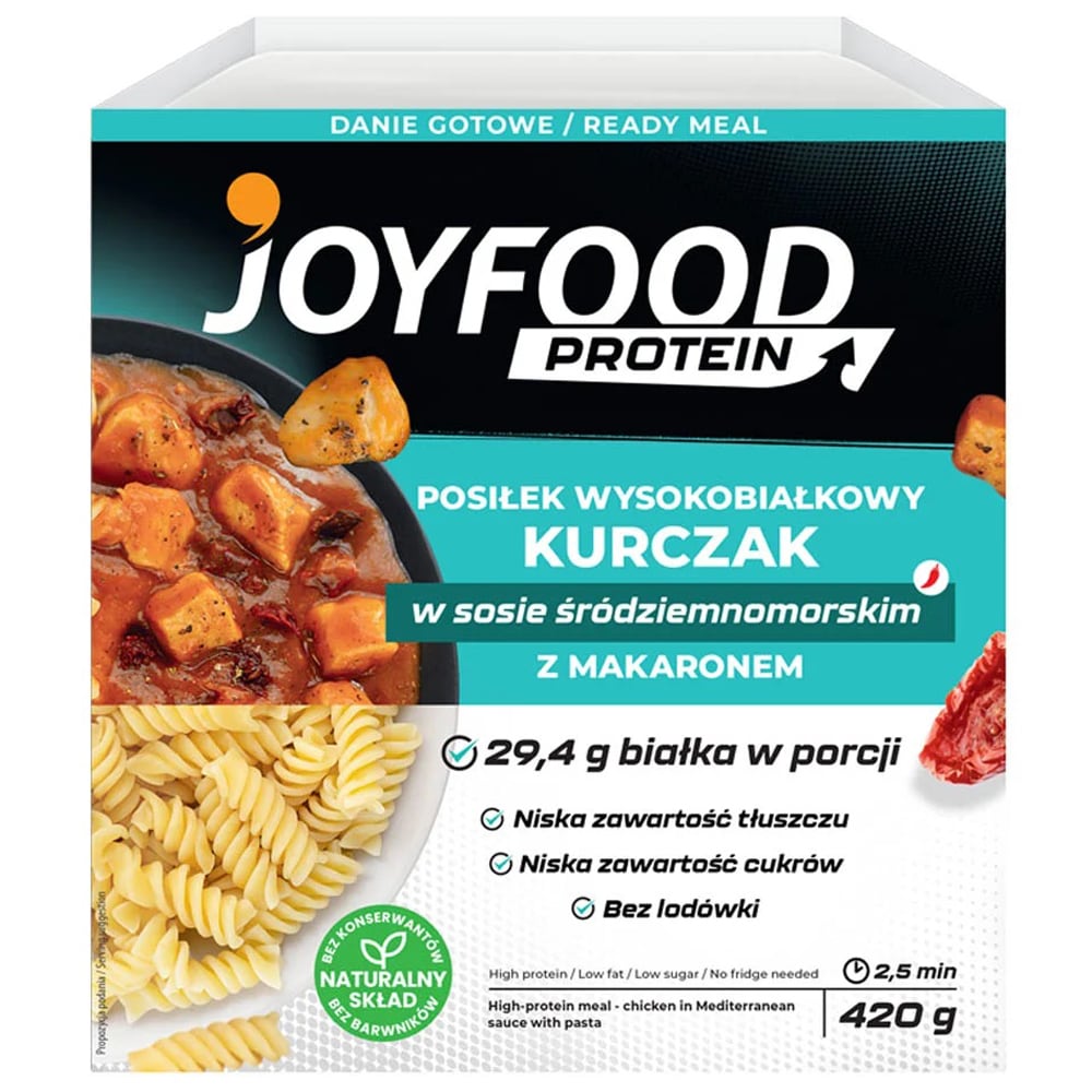 Joyfood ready meal chicken in Mediterranean sauce with pasta 420g