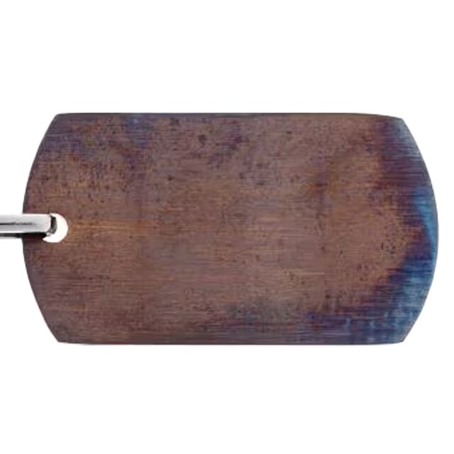 Piran stainless steel dog tag - Case Hardened