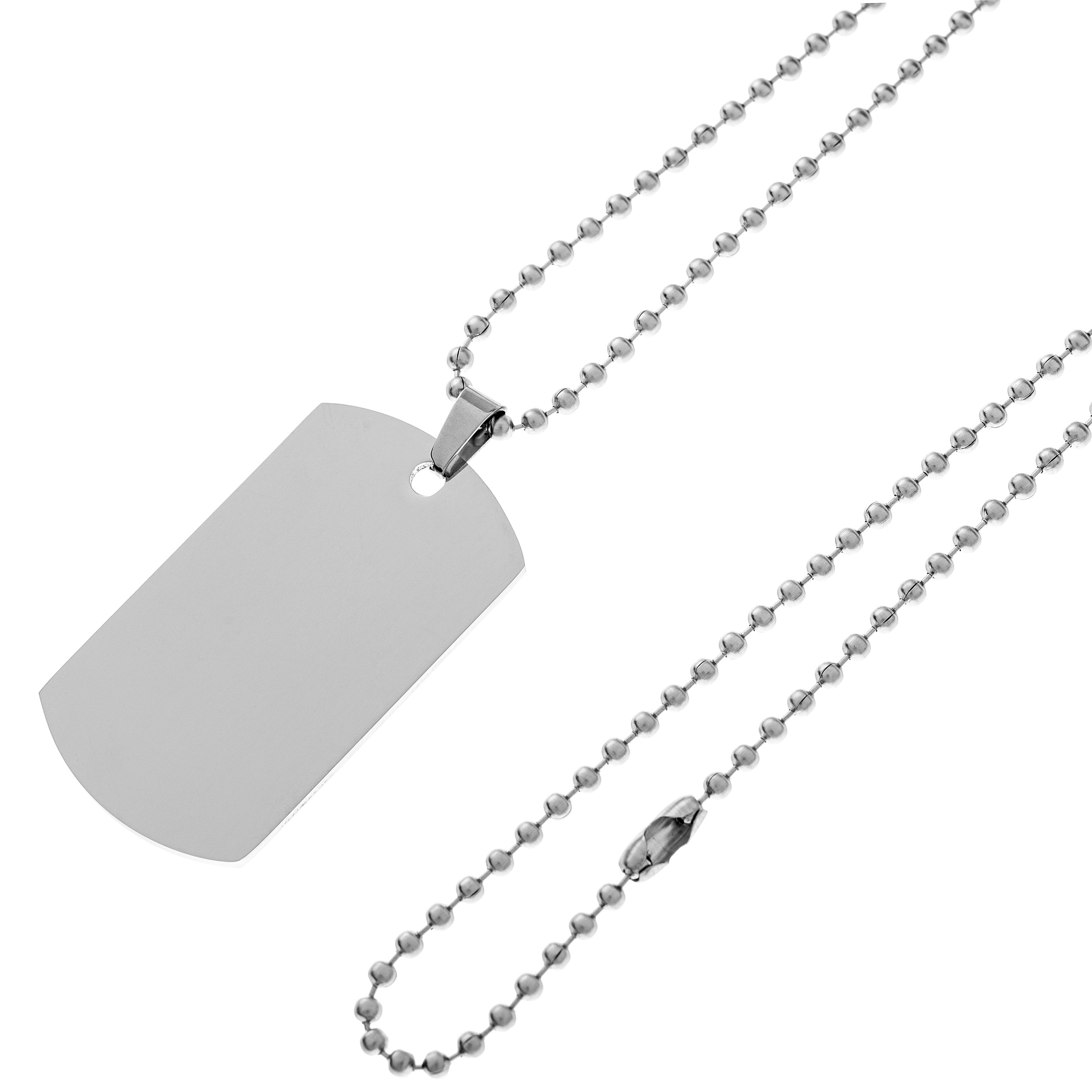 Piran Stainless Steel Dog Tag - Polished