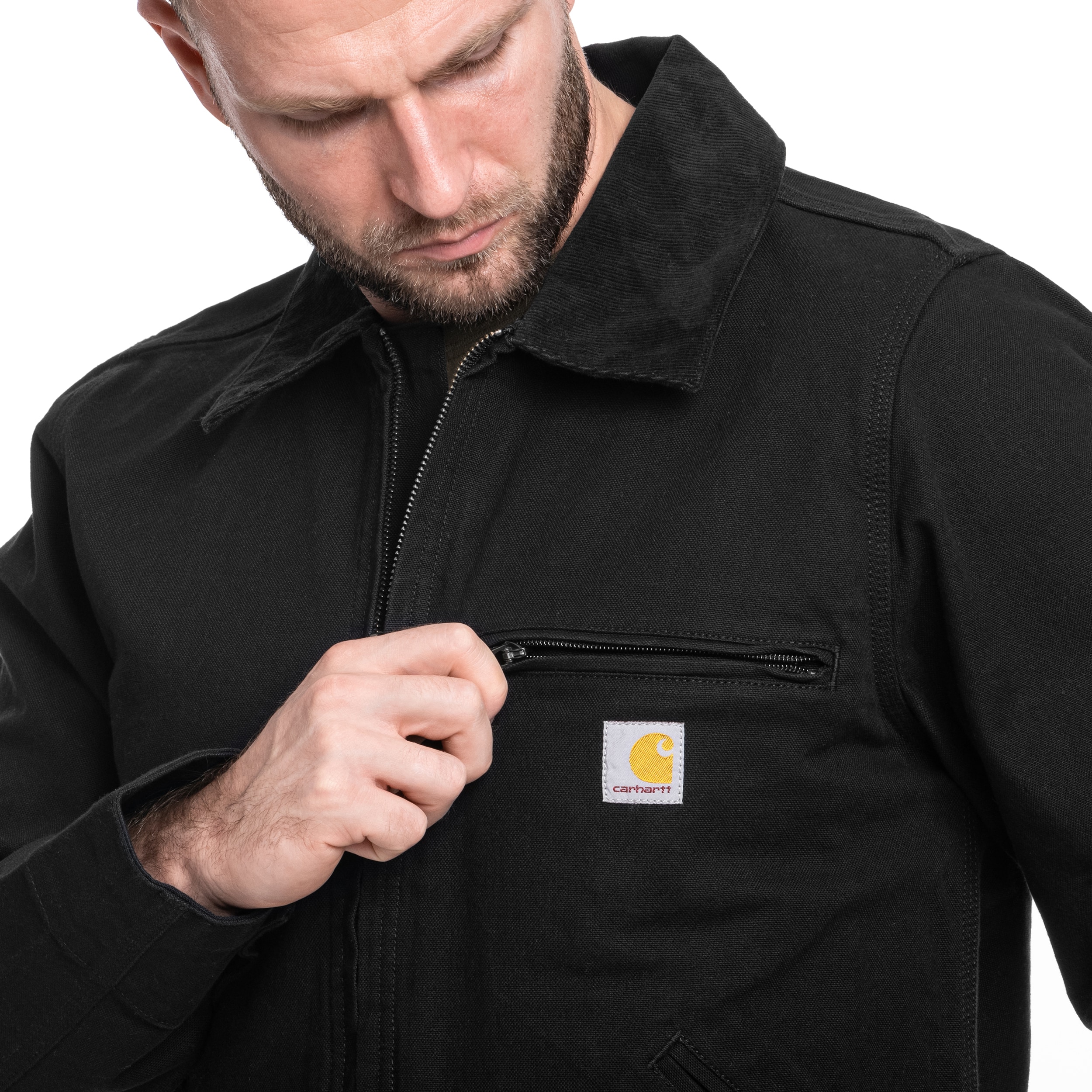 Carhartt Rugged Flex Duck Detroit Jacket - Black