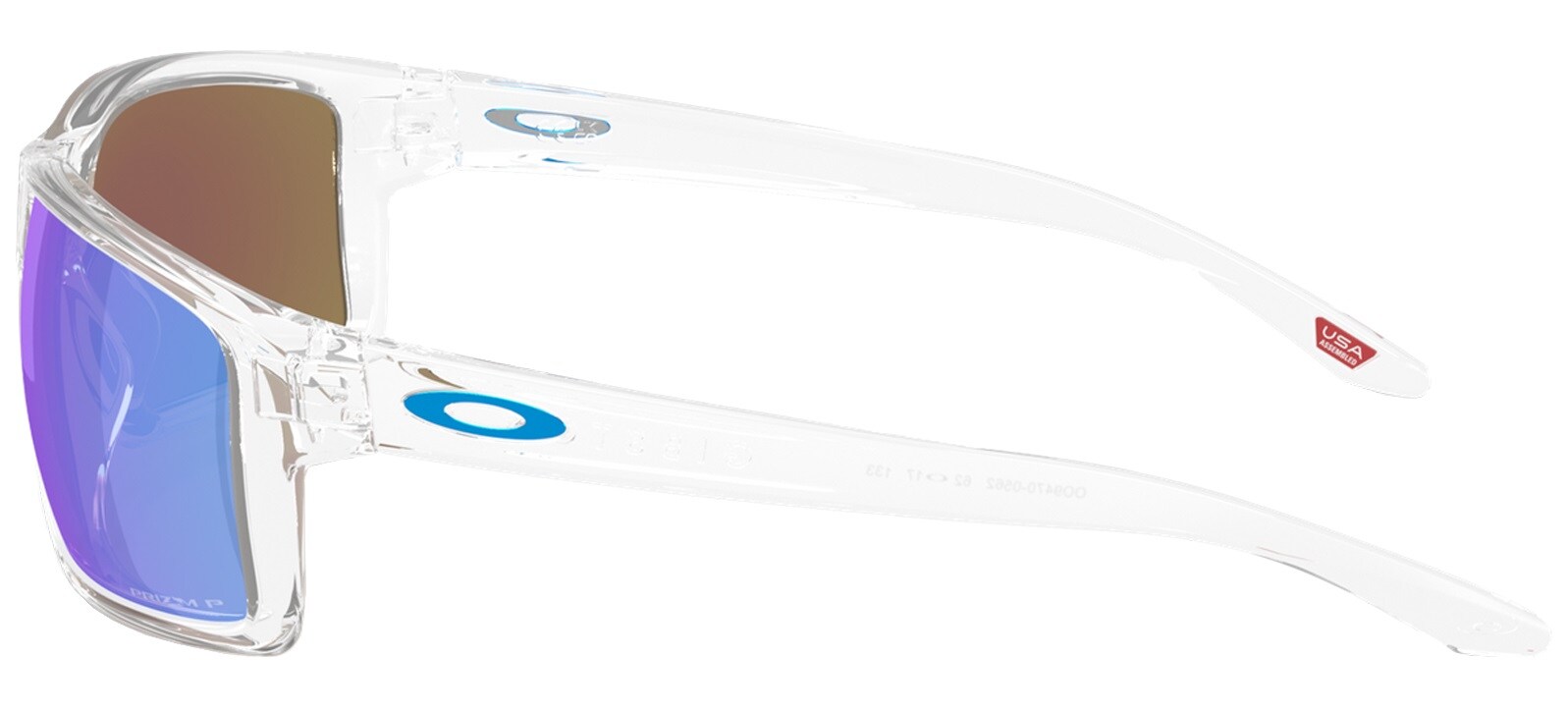 Oakley Gibston XL Sunglasses - Prizm Sapphire Polarised/Clear