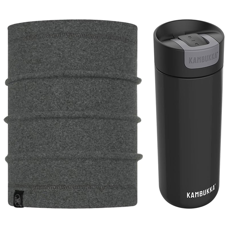 Kambukka Olympus Thermal Mug + Buff Polar Neckwarmer Scarf - set