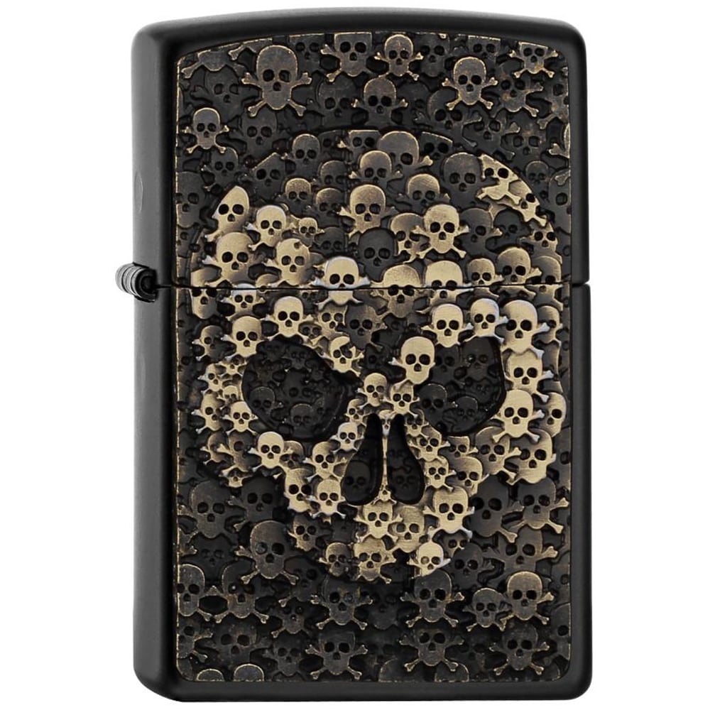 Zippo Skull in Skull Fuel Lighter